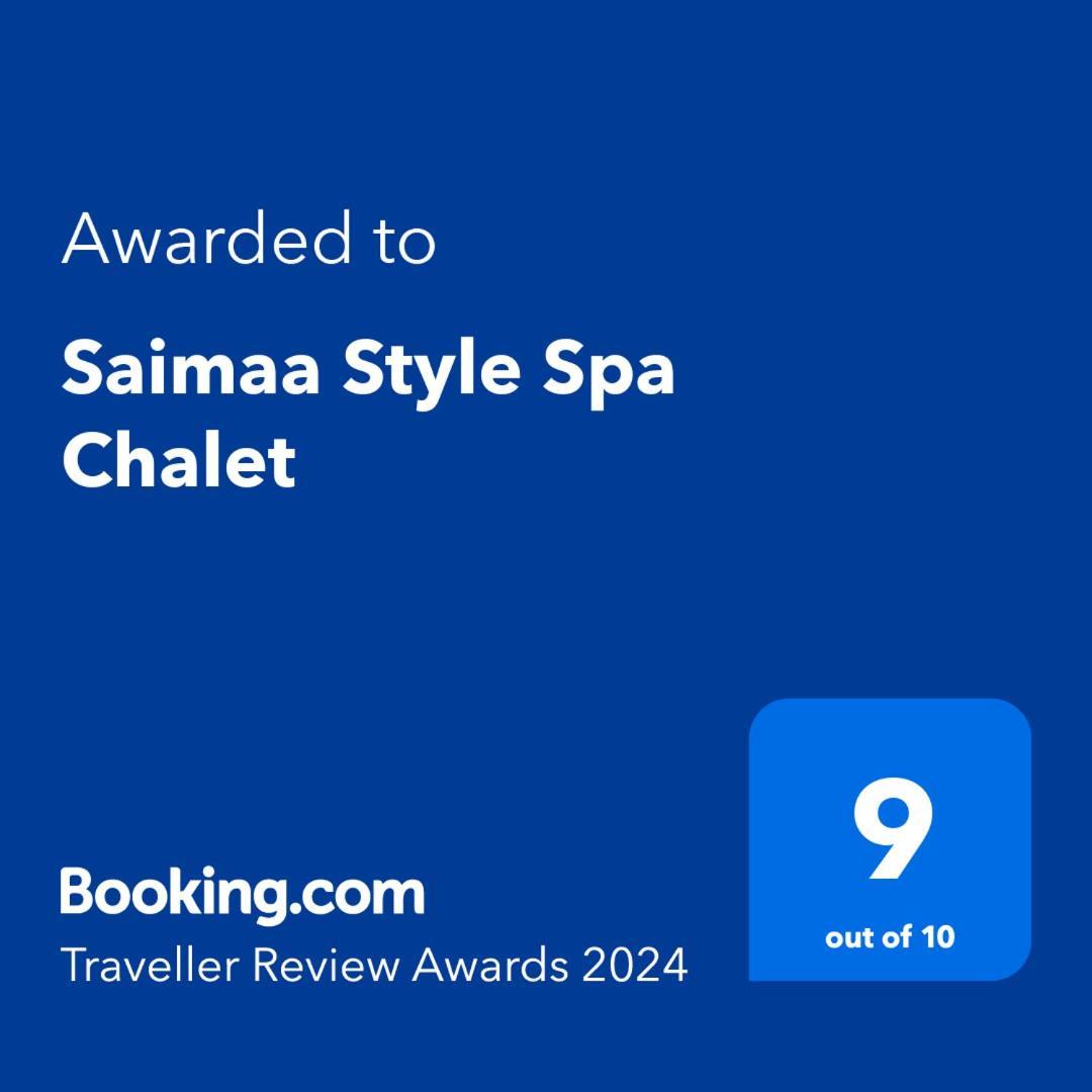 Saimaa Style Spa Chalet Virasoja Exteriér fotografie